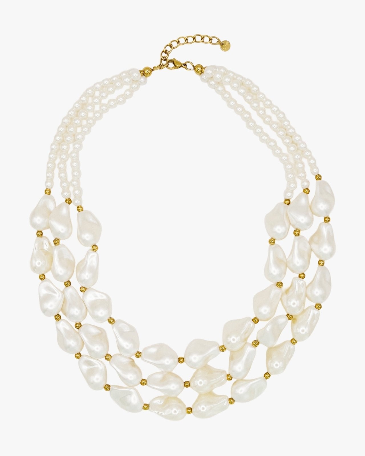 Champagne & Pearls Necklace - Nouka