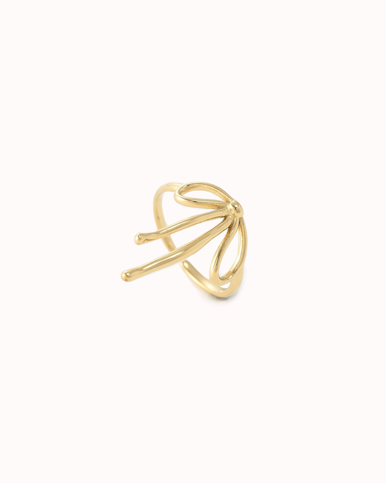 Goudkleurige ring met strik - Nouka