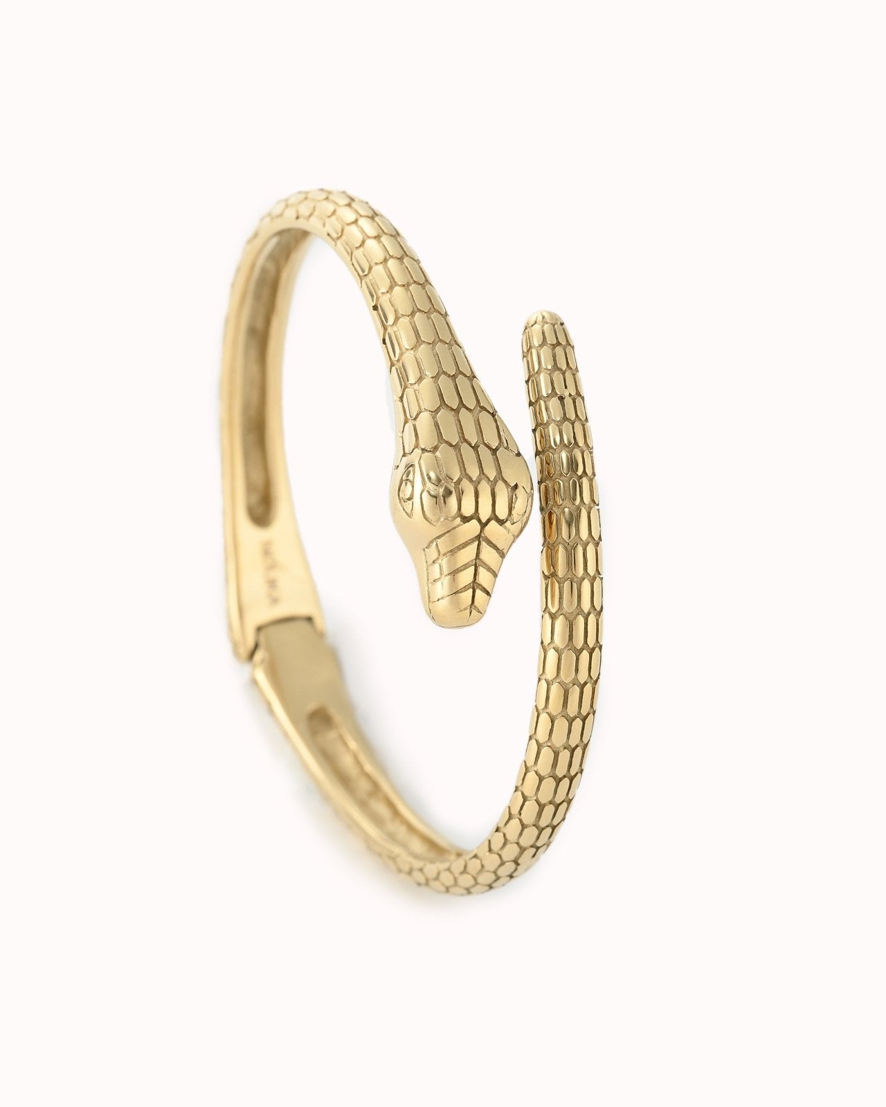Goudkleurige slangen cuff - Nouka