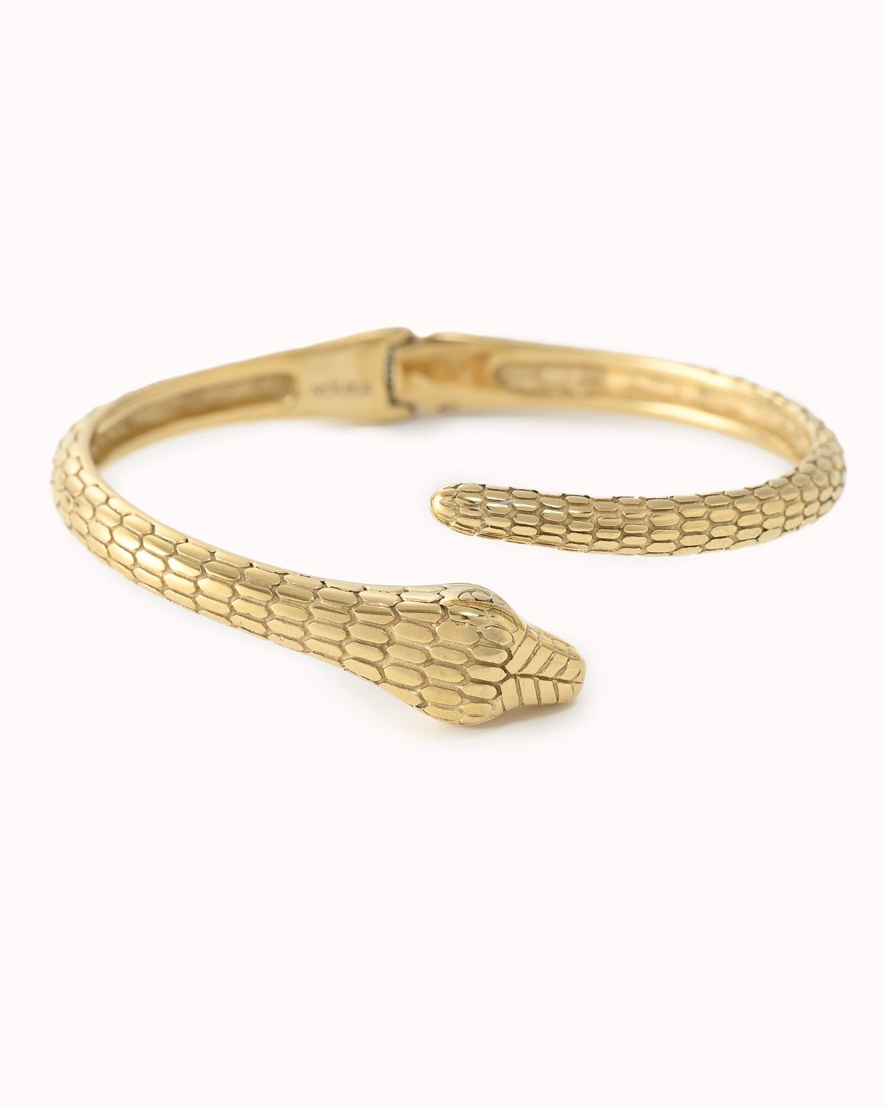 Goudkleurige slangen cuff - Nouka