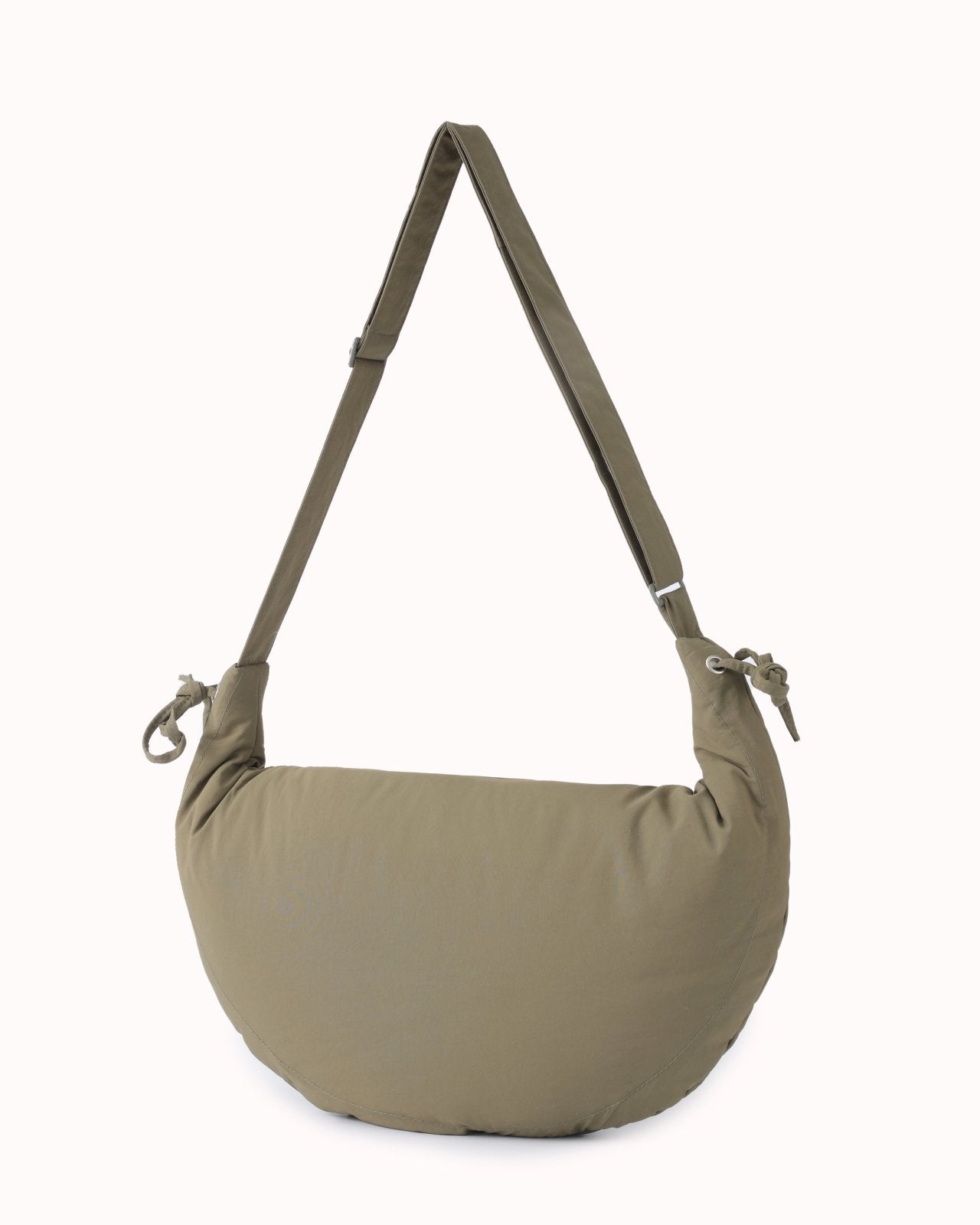 Khaki schoudertas met strik details - Nouka