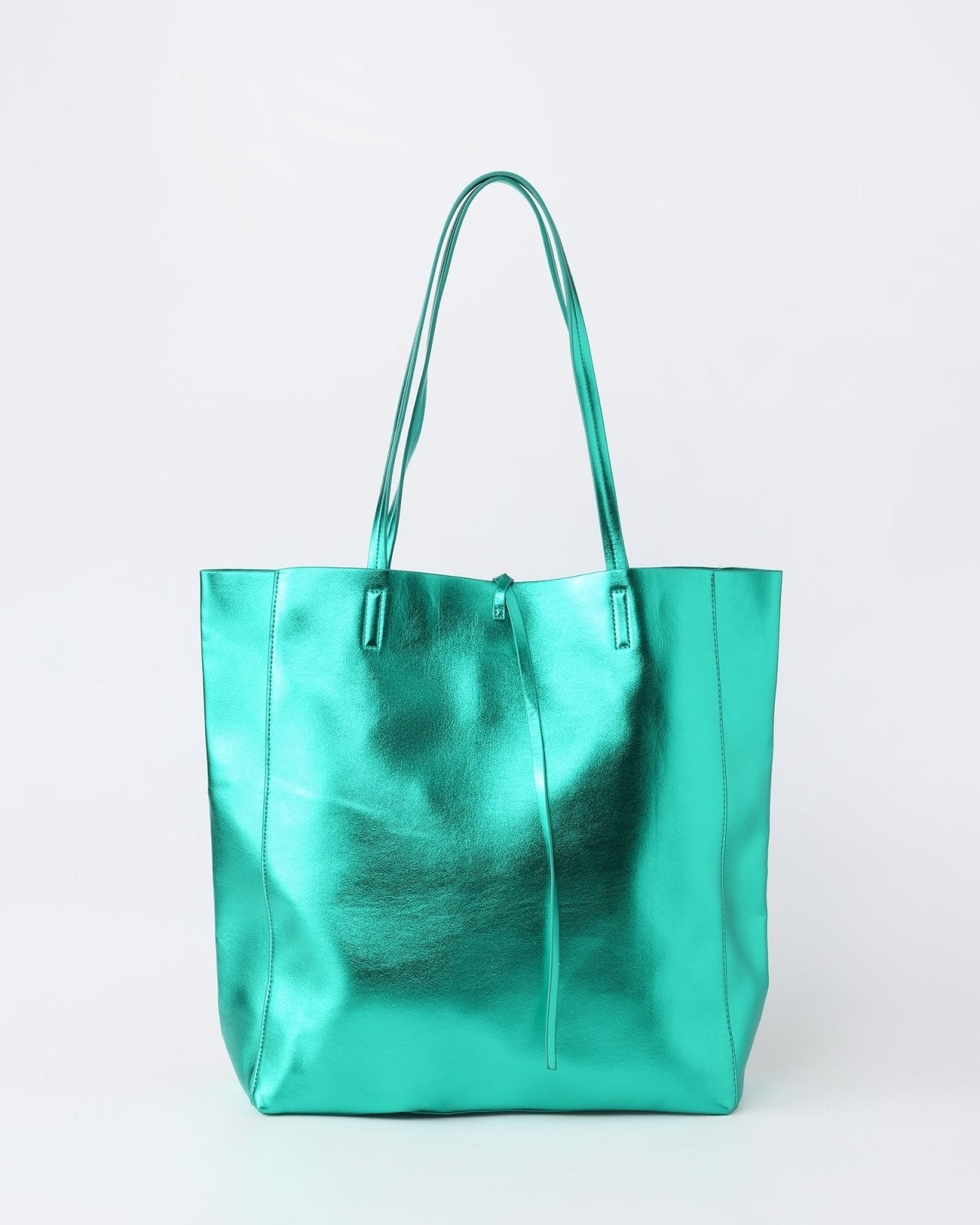 Metallic groene shopper - Nouka