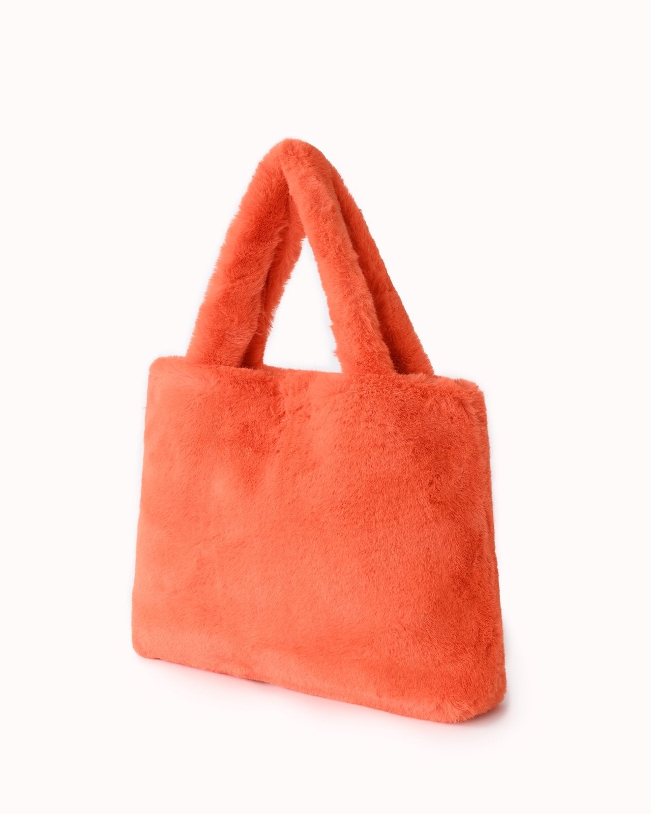 Oranje fluffy shopper - Nouka