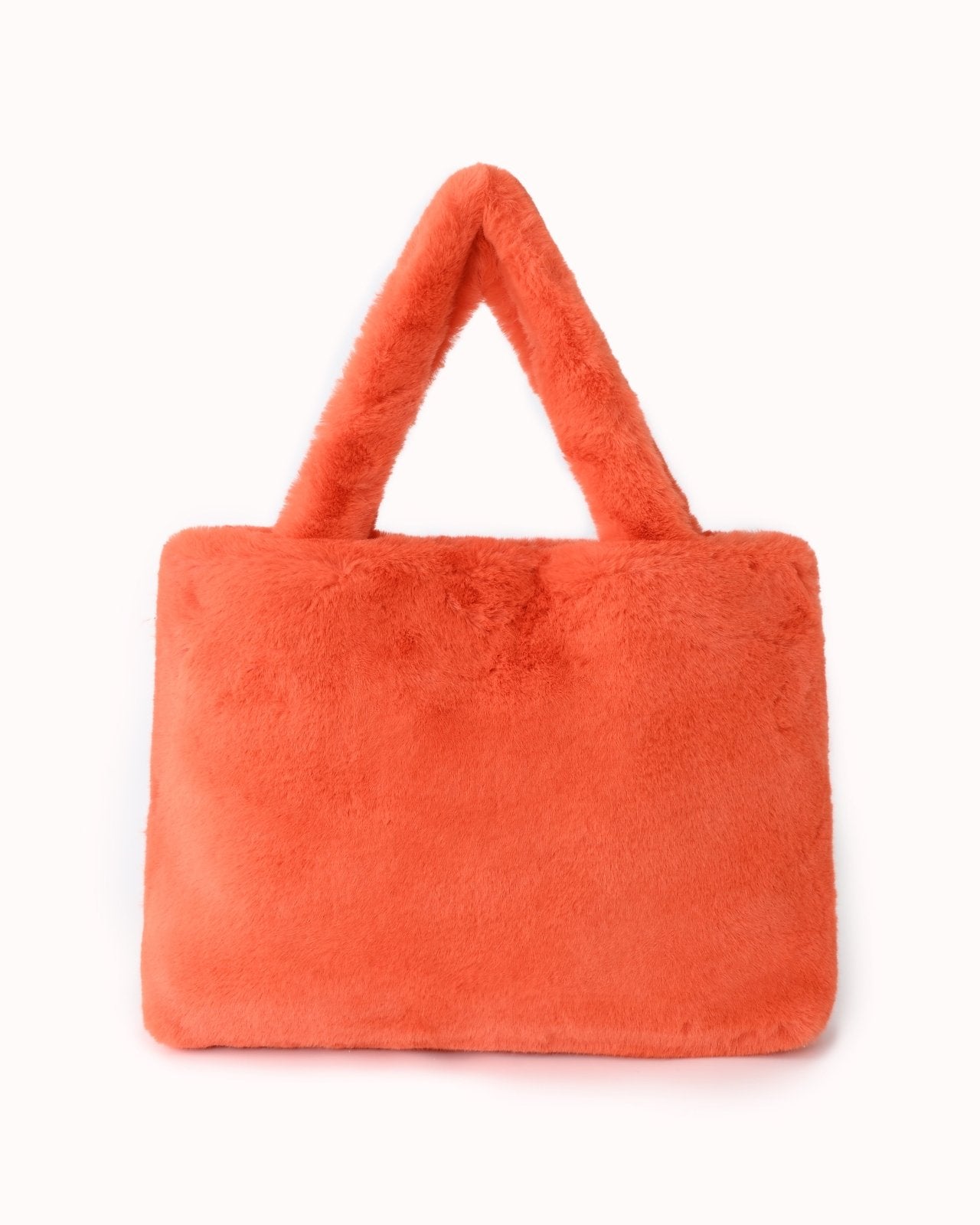Oranje fluffy shopper - Nouka