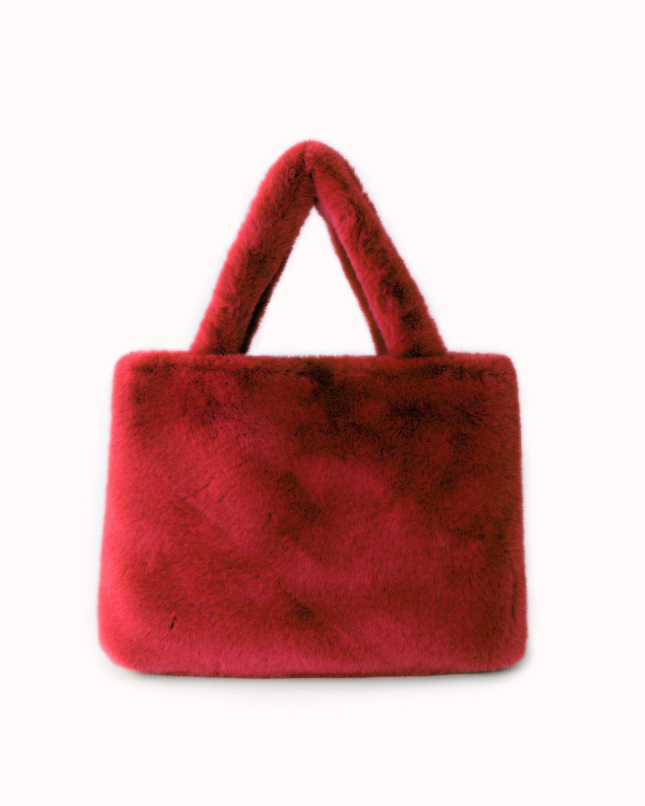 Rode fluffy shopper - Nouka