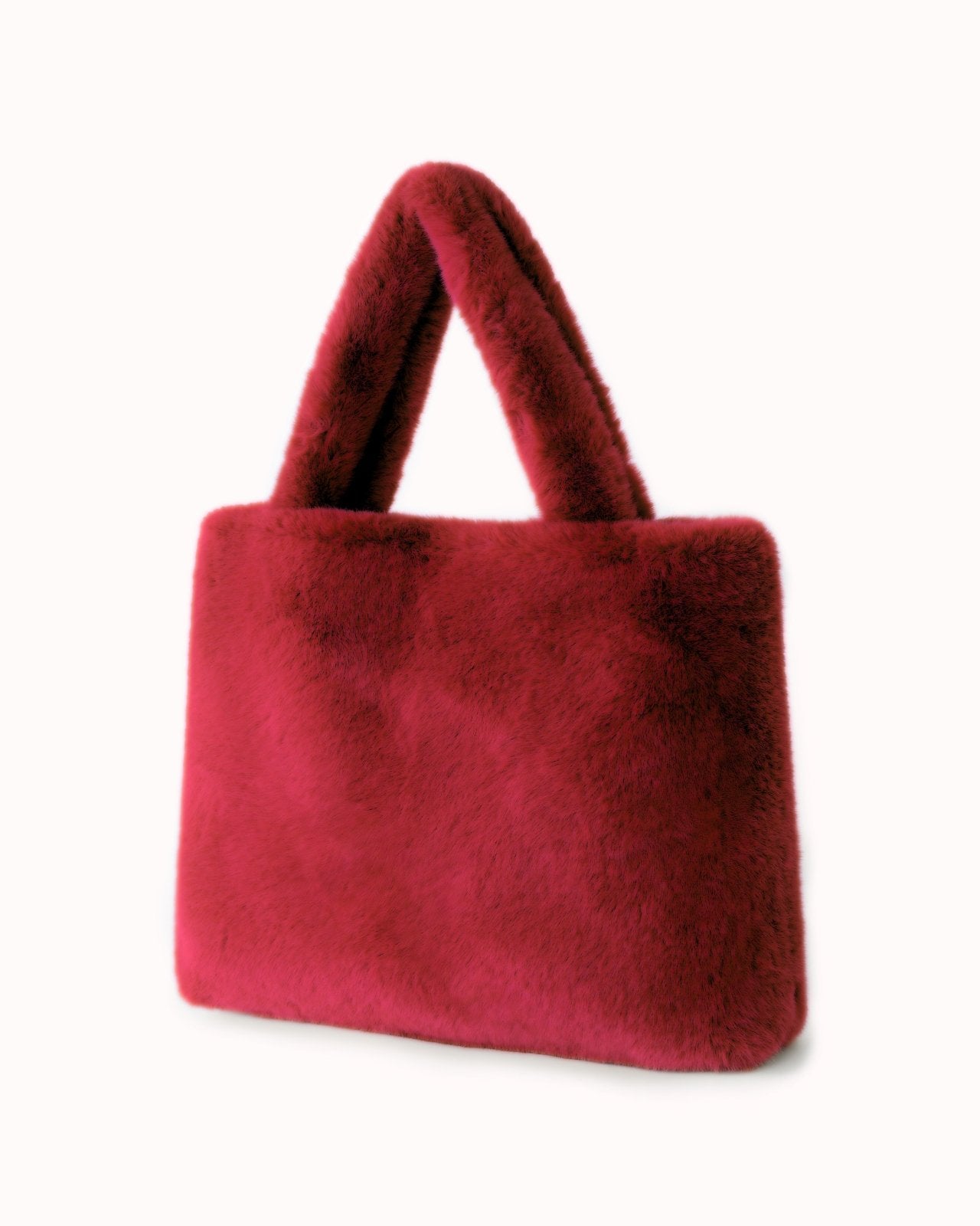 Rode fluffy shopper - Nouka