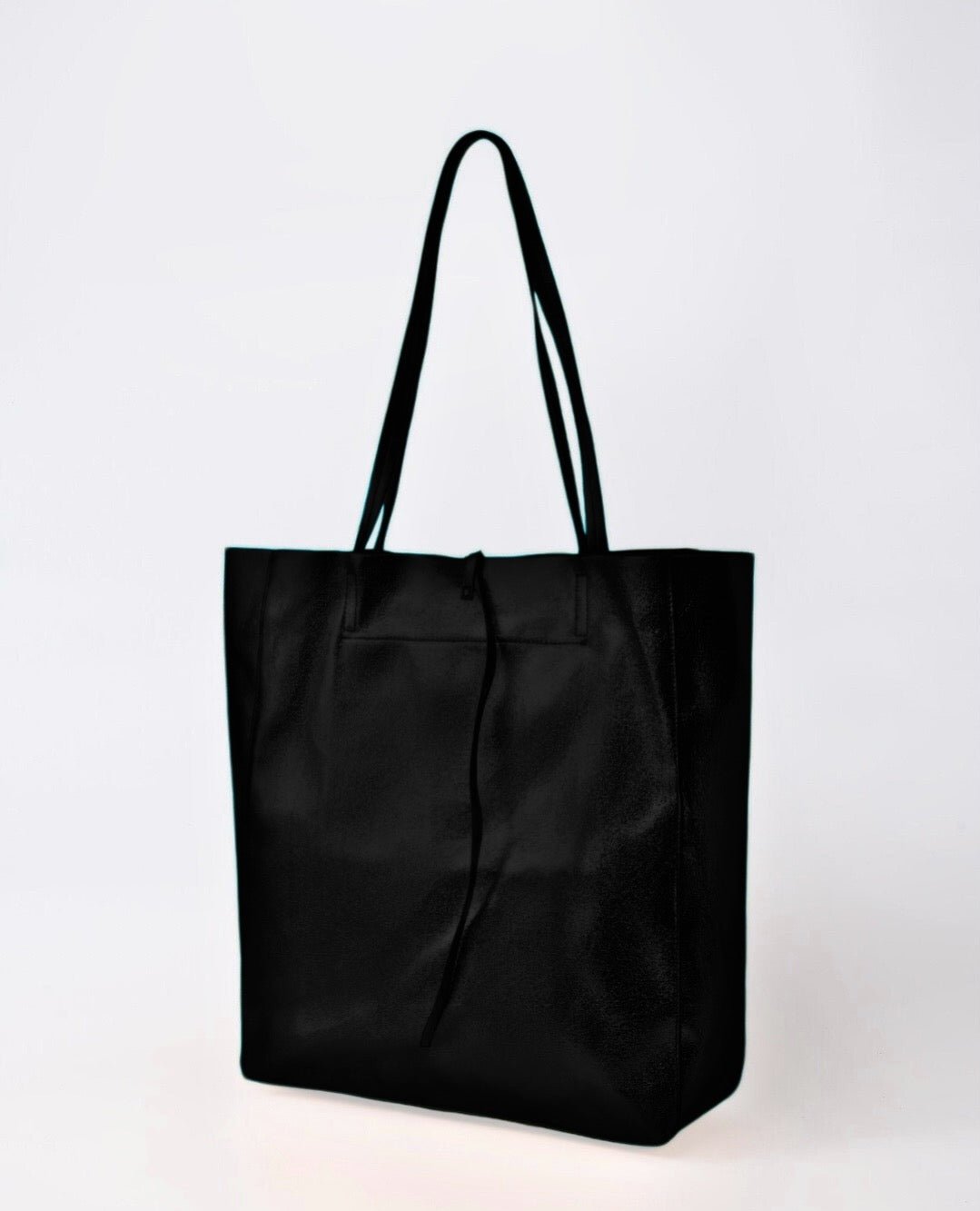 Shopper in metallic zwart - Nouka