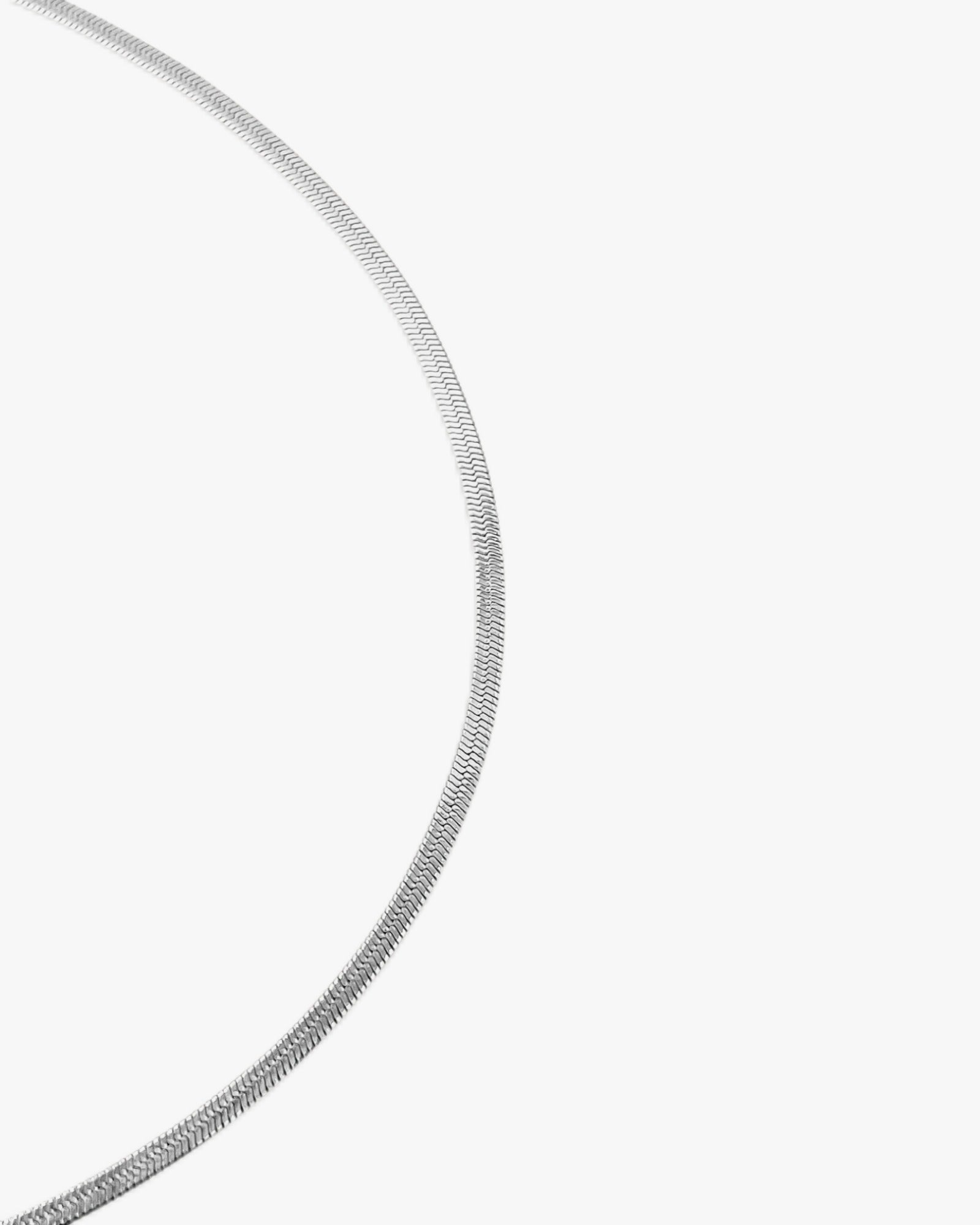 Extended Stay Y Necklace Silver