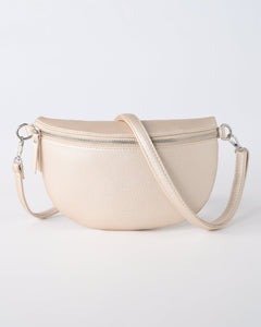 Gouden metallic crossbody buideltas - Nouka