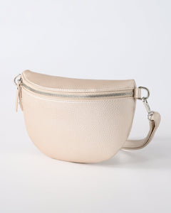 Gouden metallic crossbody buideltas - Nouka