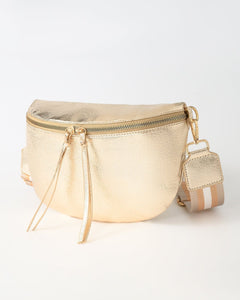 Goudkleurige crossbody buideltas - Nouka