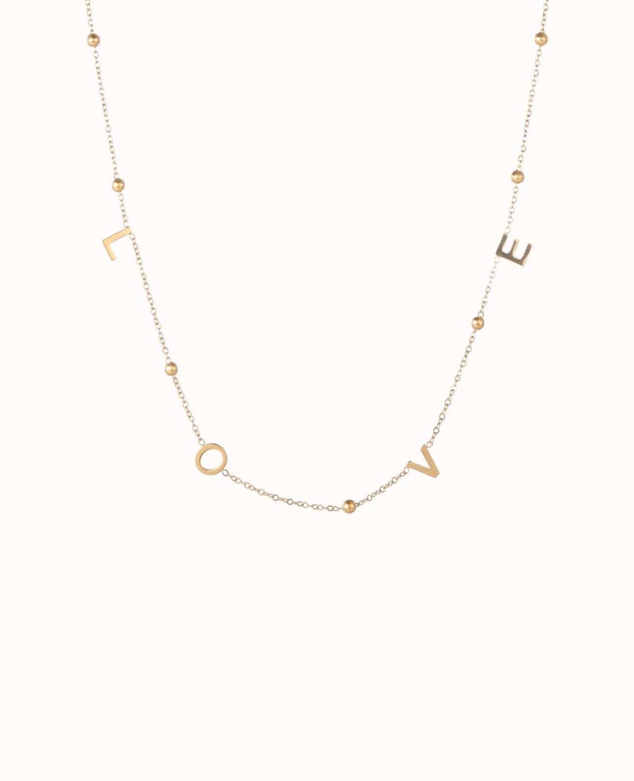 Goudkleurige love ketting - Nouka