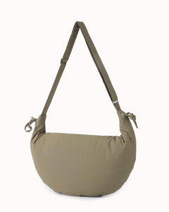 Khaki schoudertas met strik details - Nouka
