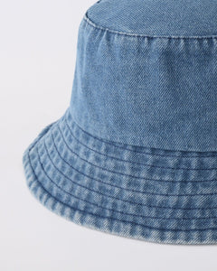 Licht blauwe denim bucket hat - Nouka