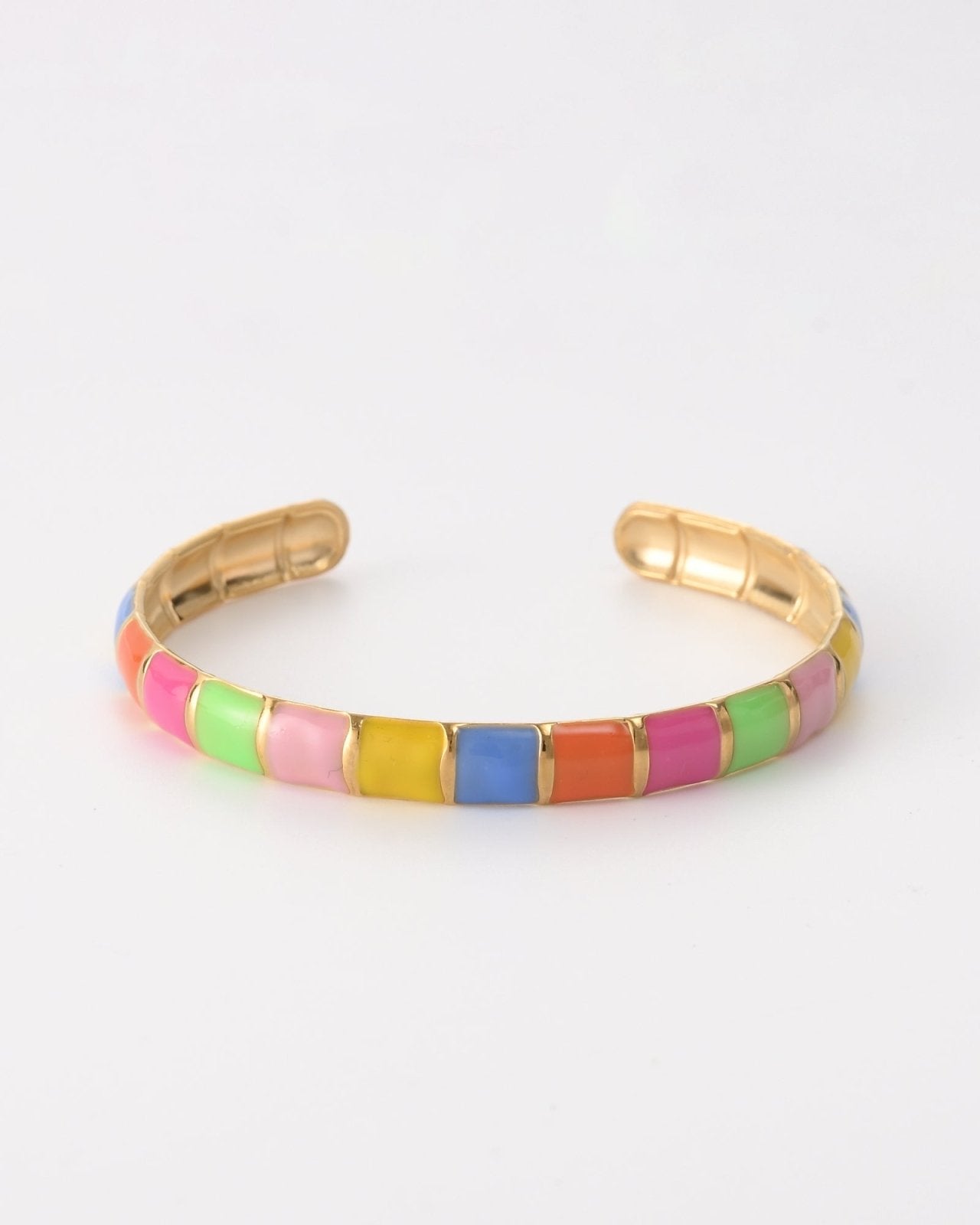 Multicolor cuff met goudkleurige details - Nouka