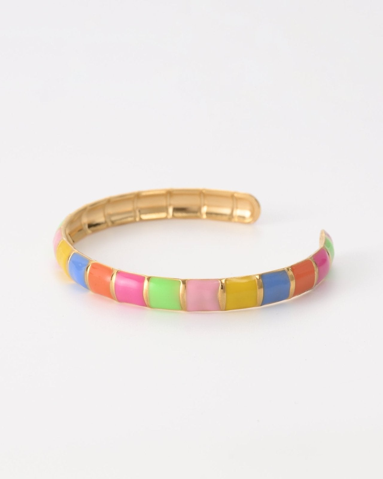 Multicolor cuff met goudkleurige details - Nouka