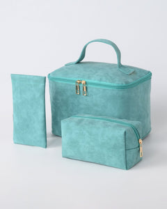 Turquoise toilettas set - Nouka