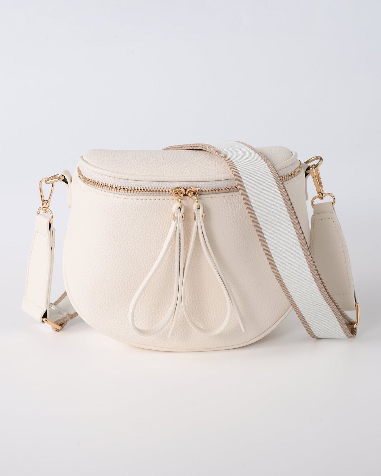 Witte crossbody buideltas - Nouka