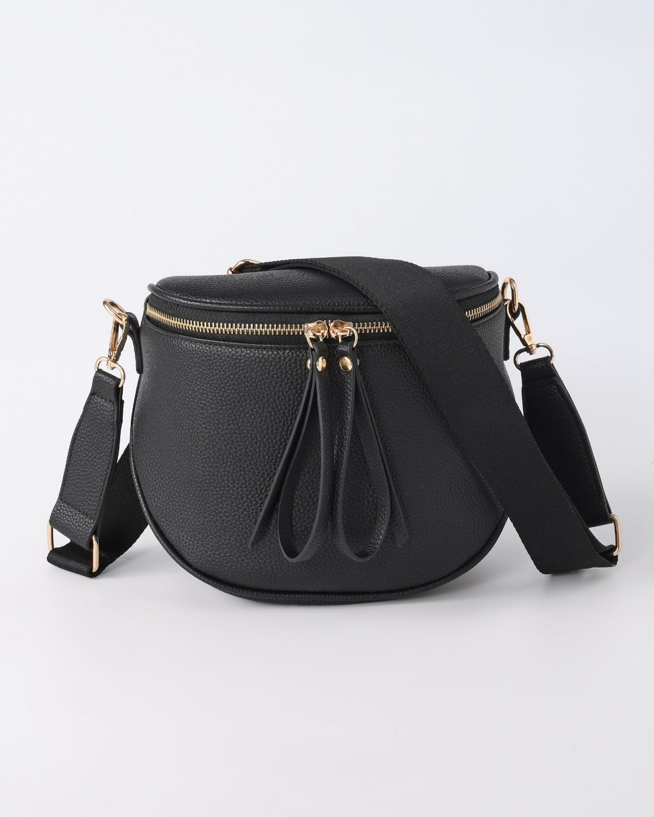 Zwarte crossbody buideltas - Nouka