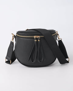 Zwarte crossbody buideltas - Nouka