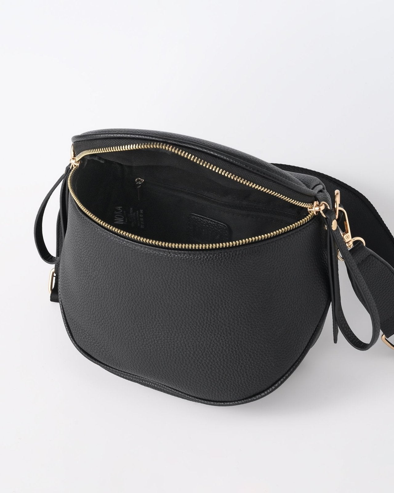 Zwarte crossbody buideltas - Nouka